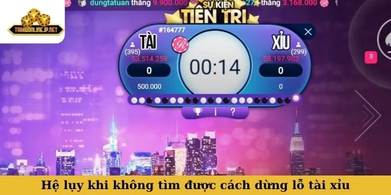 Hệ lụy khi không tìm được cách dừng lỗ tài xỉu